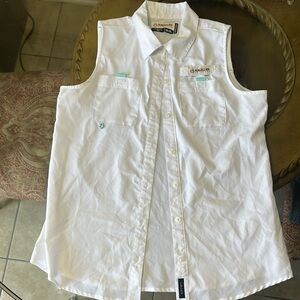 Magellan Outdoors Kids White Sleeveless Shirt